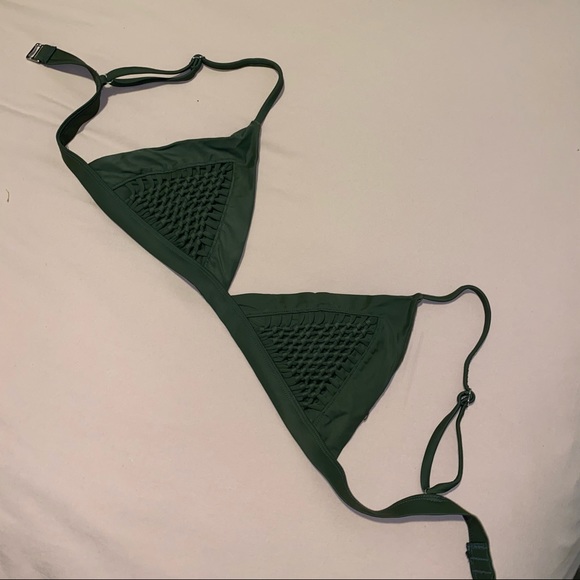 Hunter Green Bikini Top - Picture 4 of 9